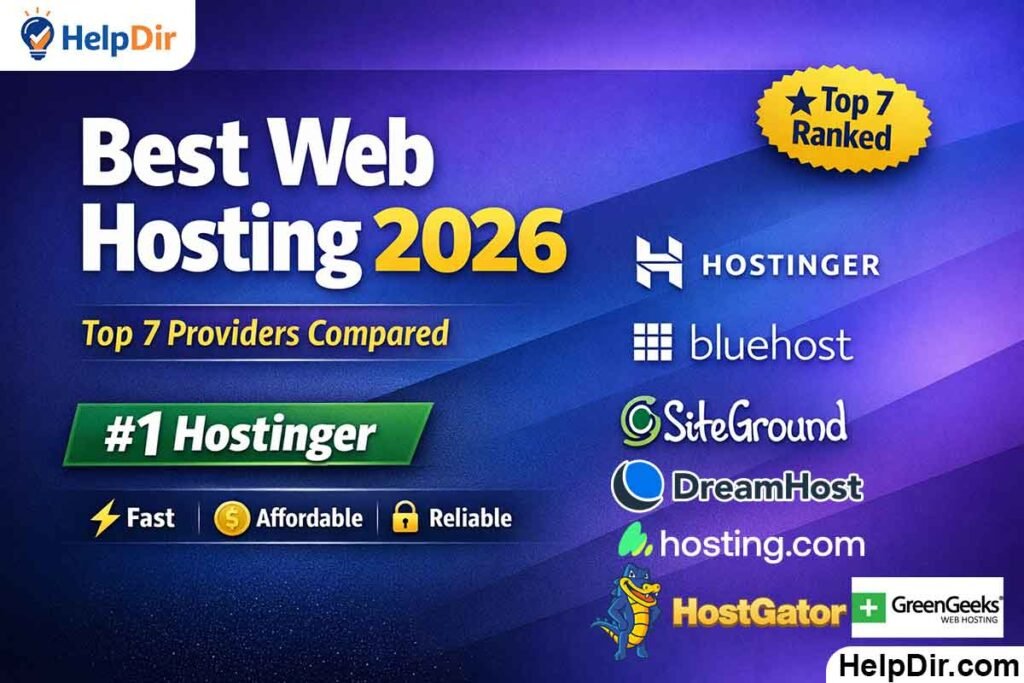 7 Best Web Hosting Providers in 2026 – Tested & Reviewed (Fast & Affordable)